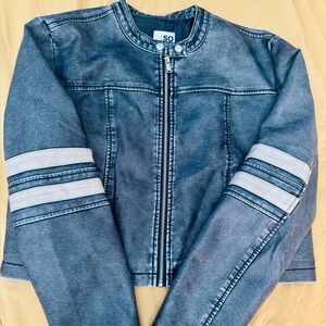 SO Black/gray Bomber Jacket